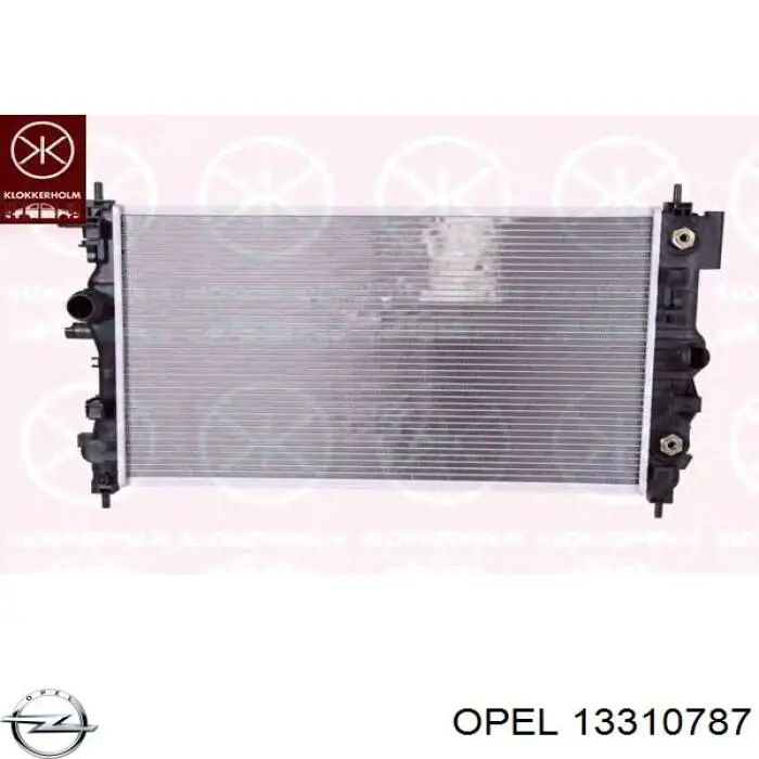 13310787 Opel радиатор