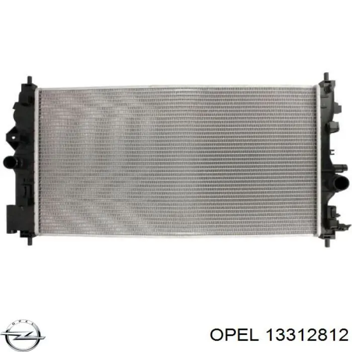 13312812 Opel radiador de esfriamento de motor