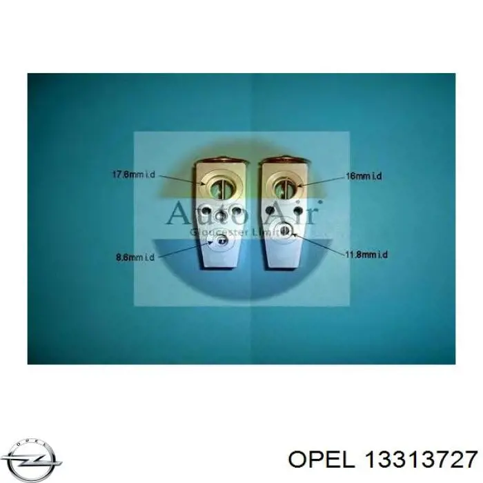 Клапан TRV кондиционера 13265194 Opel