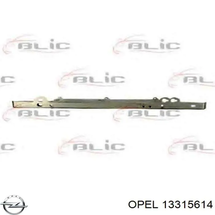 13315614 Opel суппорт радиатора нижний (монтажная панель крепления фар)
