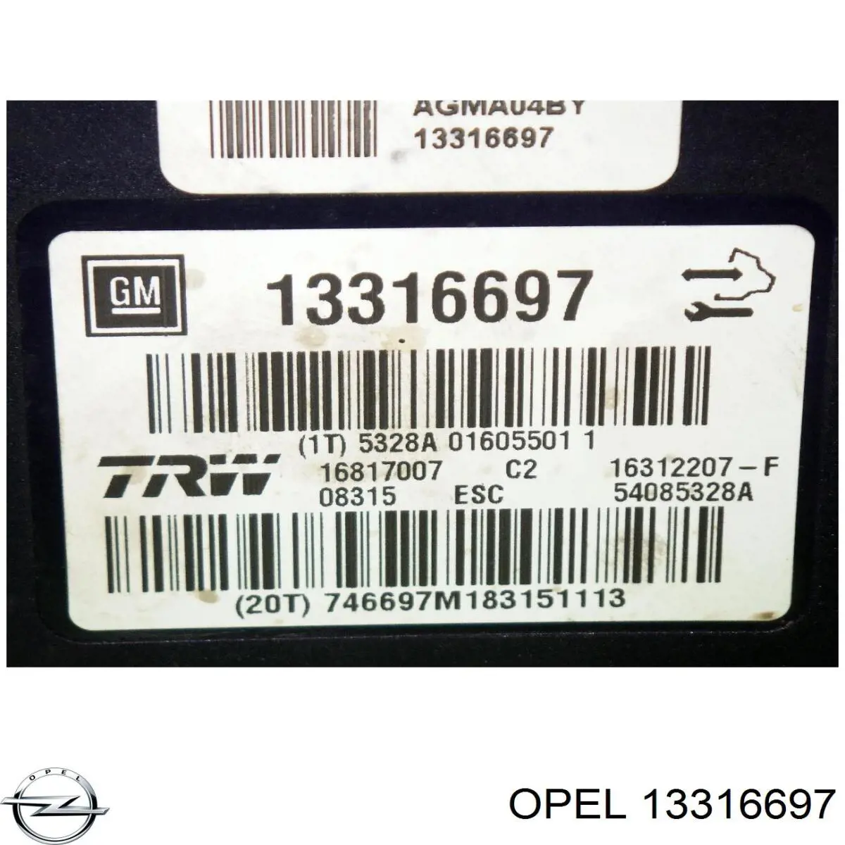 Блок АБС 13316697 Opel