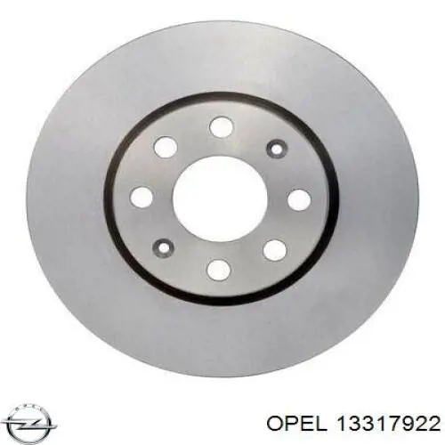 Тормоз дисковый передний Opel 13317922 цена, от 29.81 USD