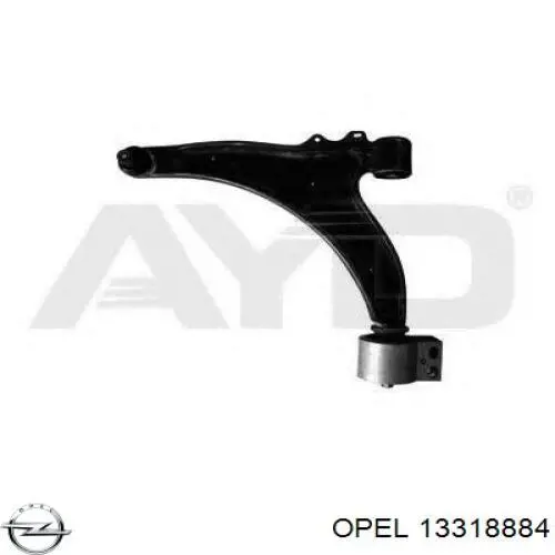 Купить 13318884 Opel Рычаг передней подвески левый