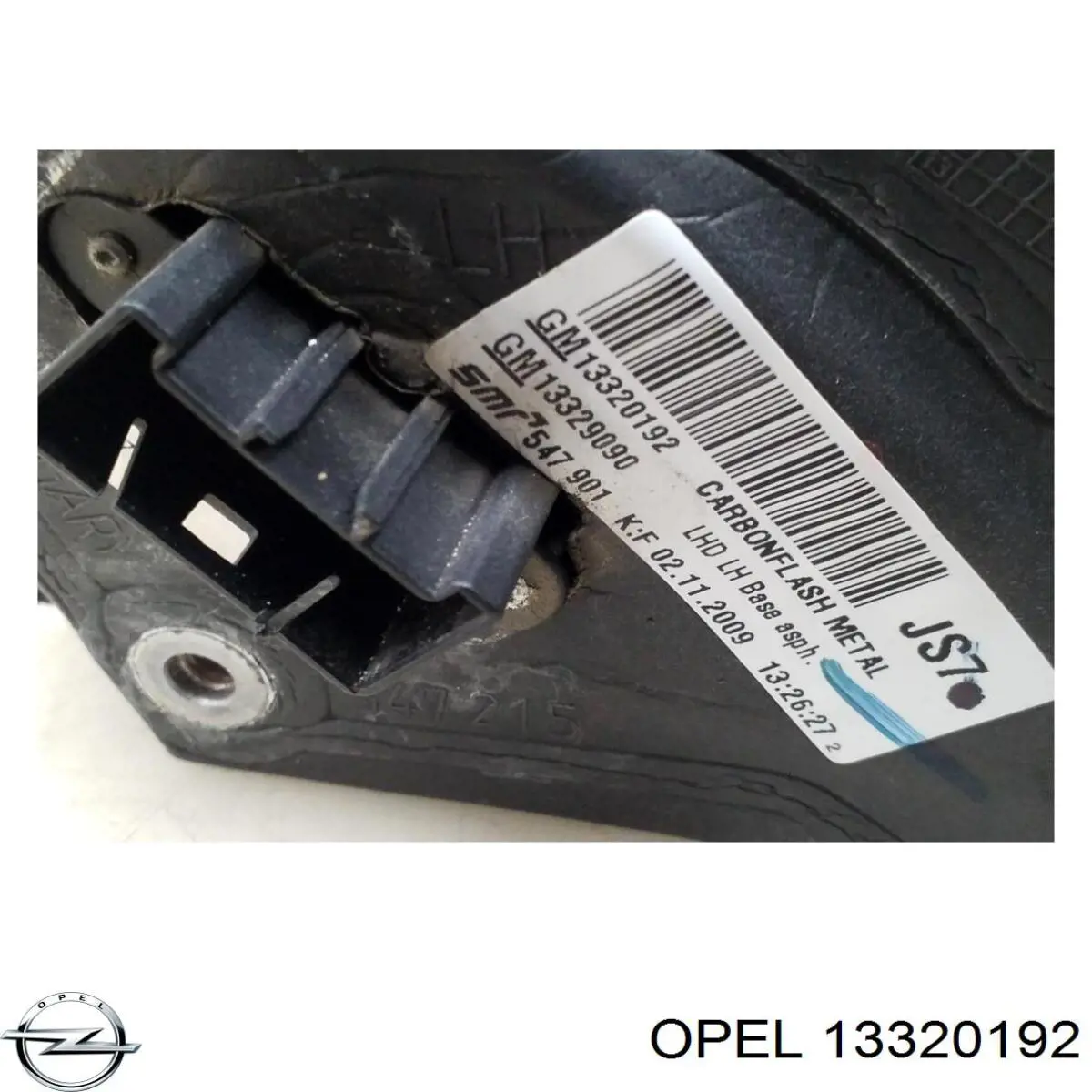 Левое боковое зеркало 13320192 Opel
