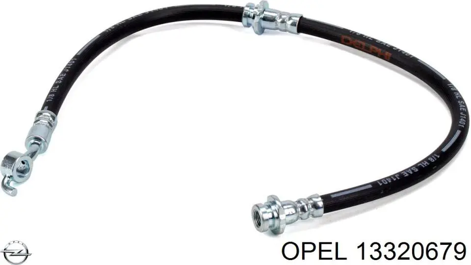 Купить 13320679 Opel Шланг тормозной задний левый