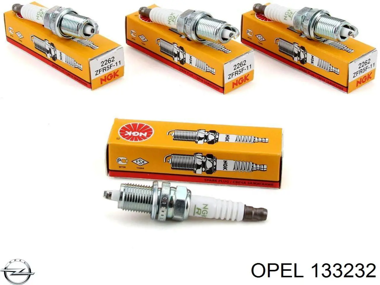 Замок двери задней правой 133232 Opel