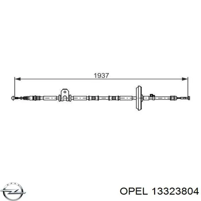 Купить 13323804 Opel Тормоз стояночный