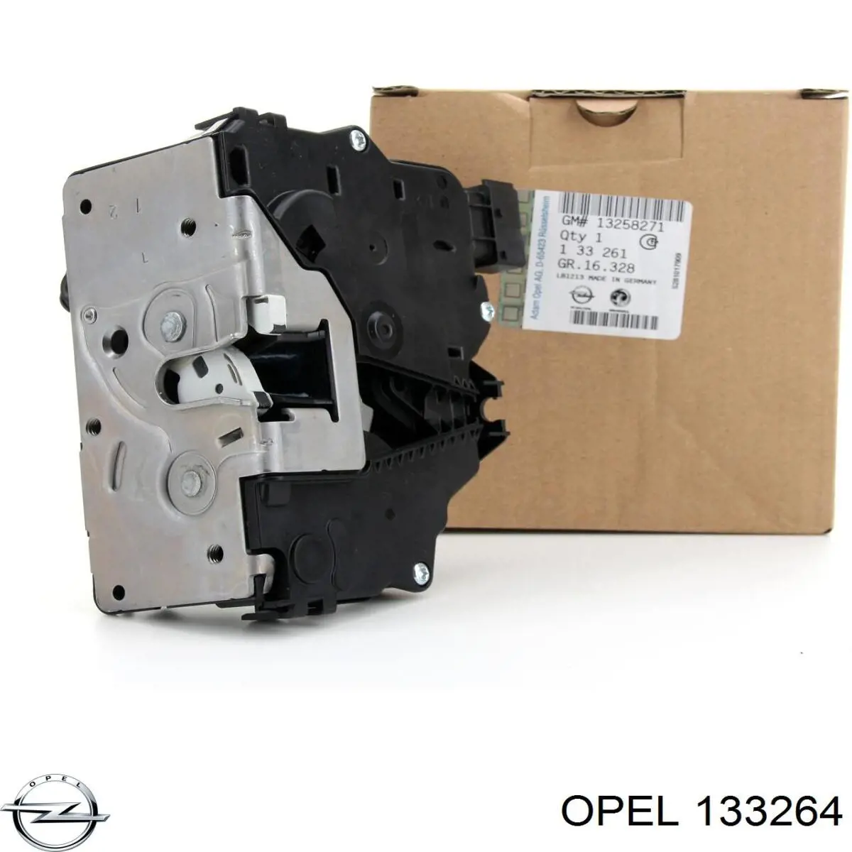 Замок передней правой двери 0133264 Opel