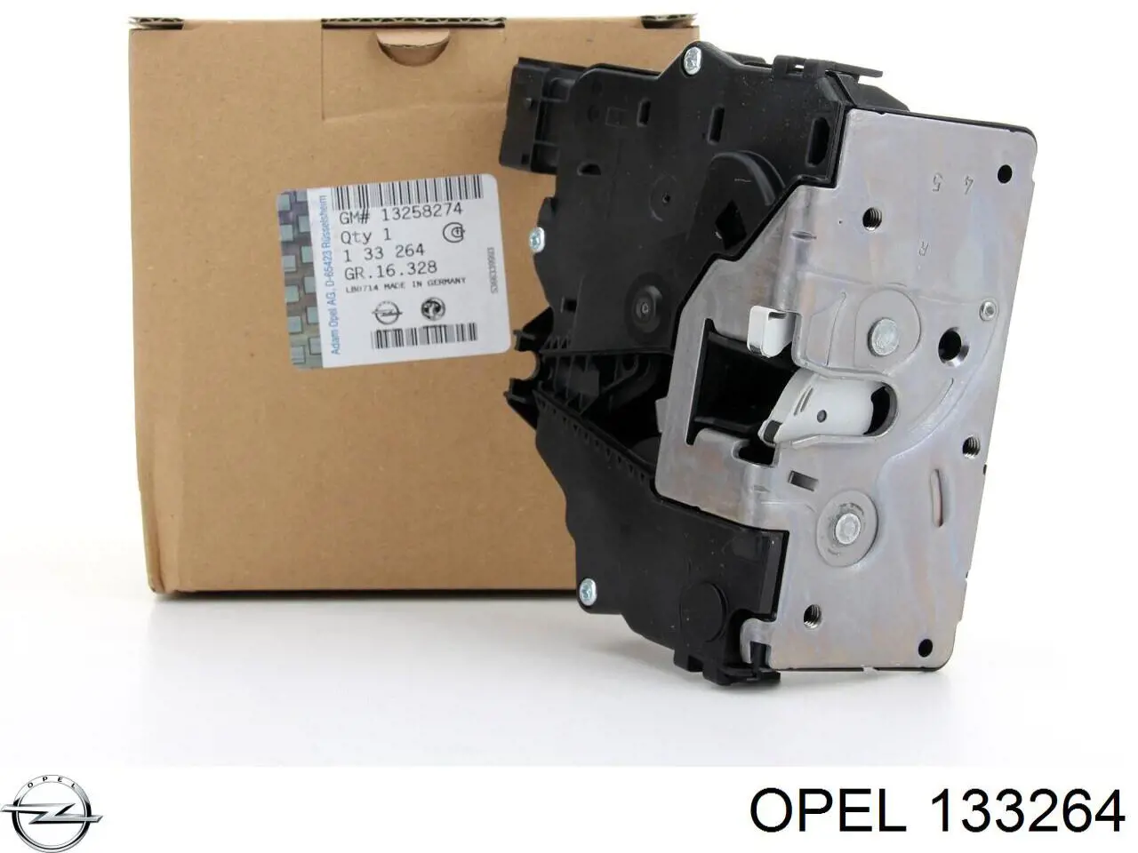 133264 Opel fecho da porta dianteira direita