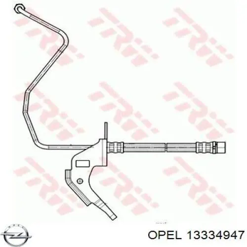 Шланг тормозной задний, левый Opel 13334947 цена, от 18.55 USD