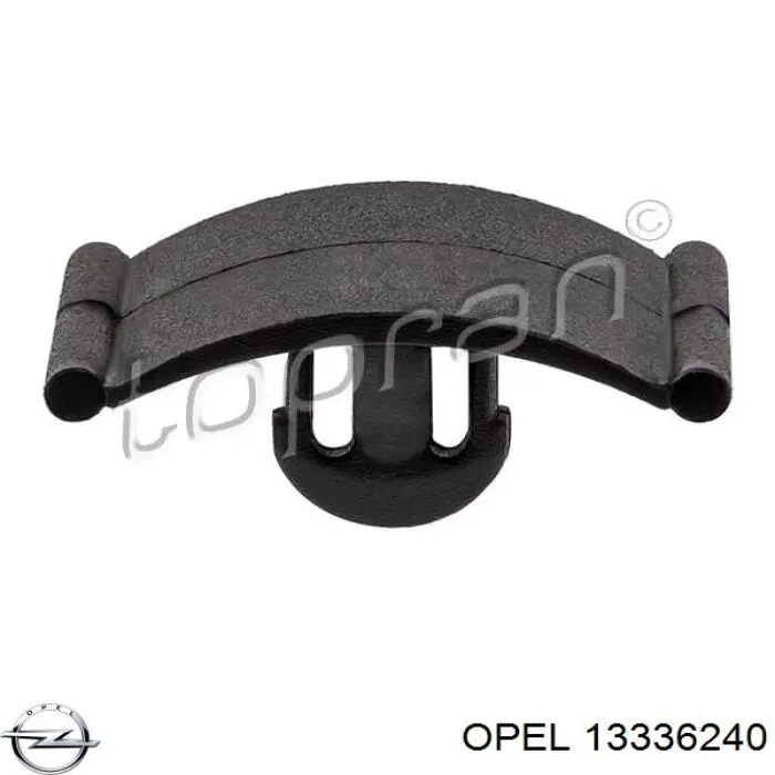 13336240 Opel пистон (клип утеплителя капота)