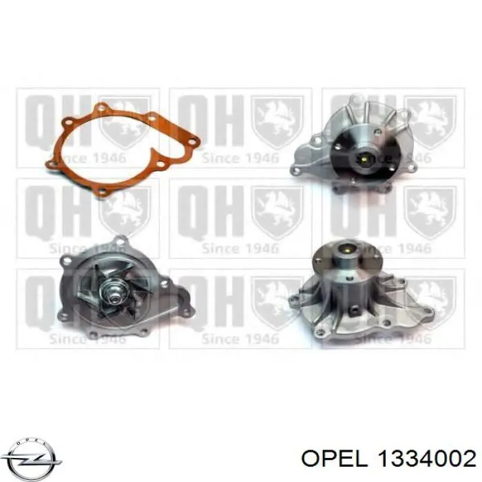 Купить 1334002 Opel Насос охлаждения