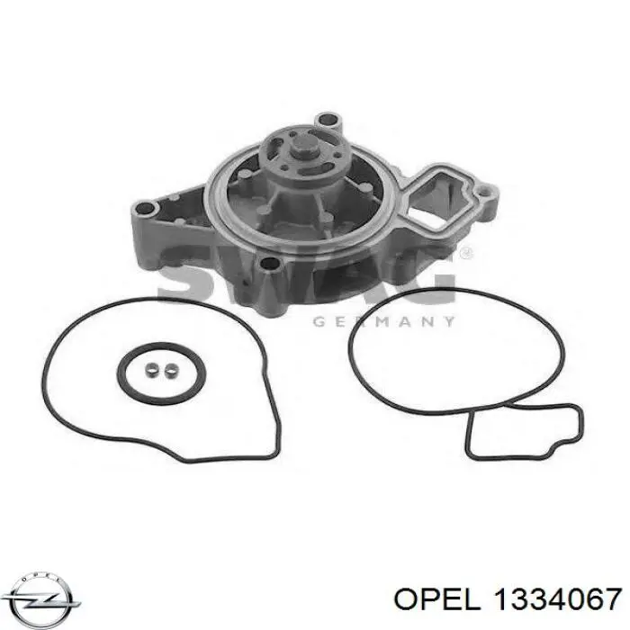 Купить 1334067 Opel Насос охлаждения