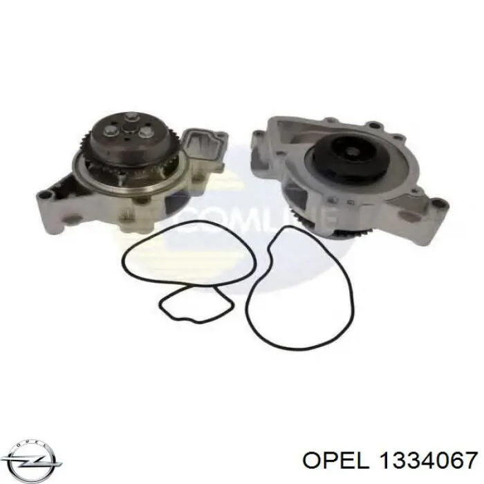 Помпа охлаждения Opel 1334067 цена, от 49.11 USD