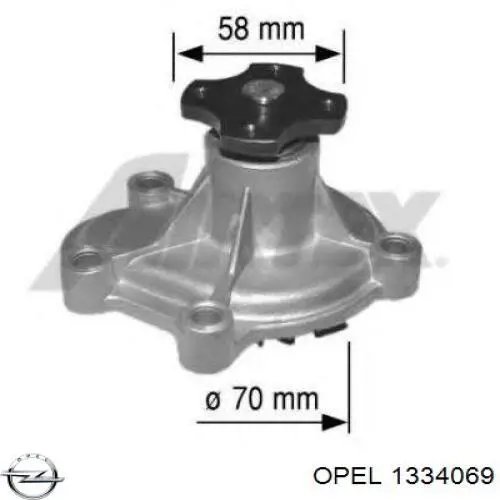 Помпа 1334069 Opel