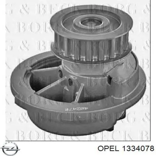 Водяной насос Opel 1334078