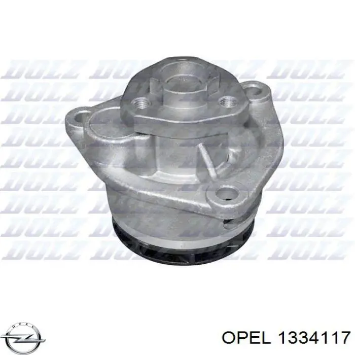 Помпа водяная (насос) охлаждения Opel 1334117