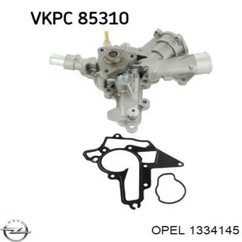 Помпа охлаждения Opel 1334145 цена, от 47.44 USD
