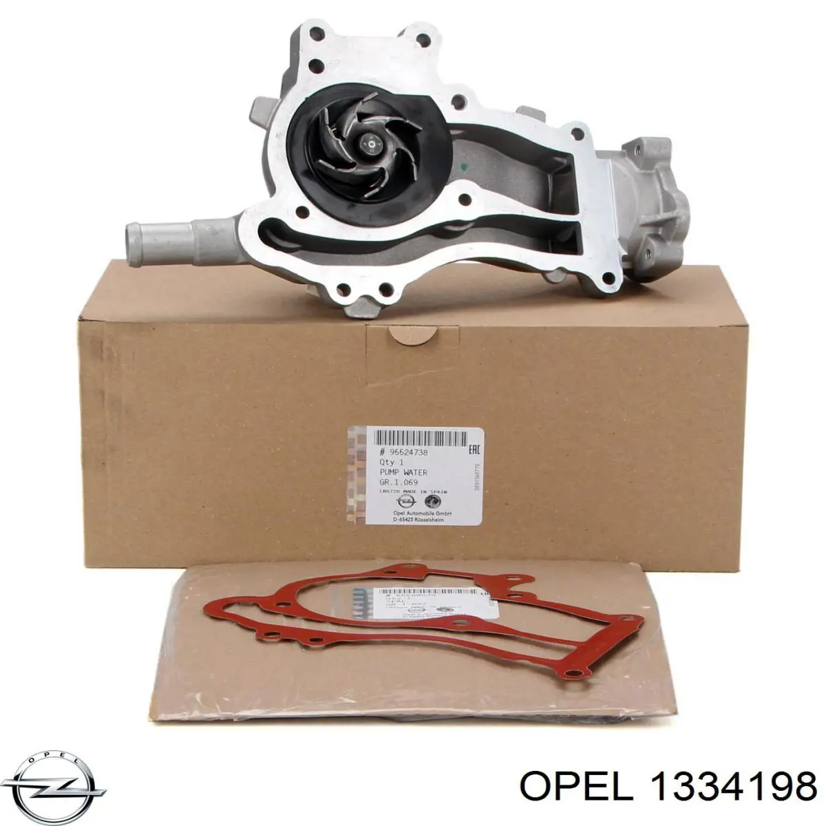 Помпа охлаждения Opel 1334198 цена, от 27.48 USD
