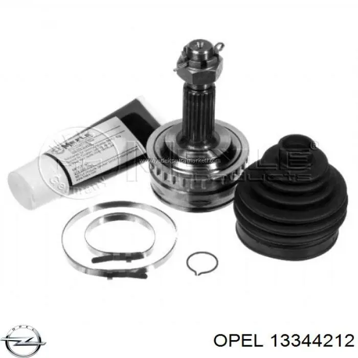 13344212 Opel mangueira (cano derivado do radiador de esfriamento superior)