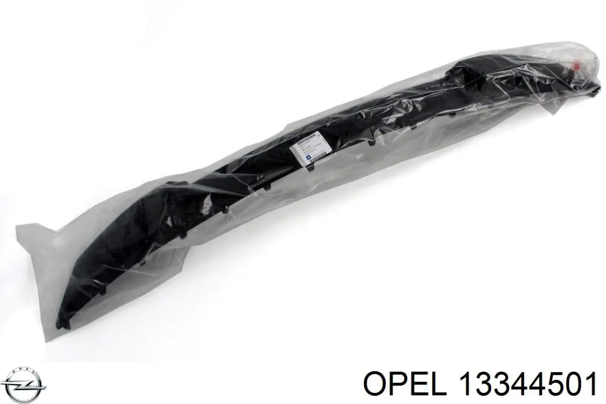 13344501 Opel placa sobreposta do pára-choque dianteiro