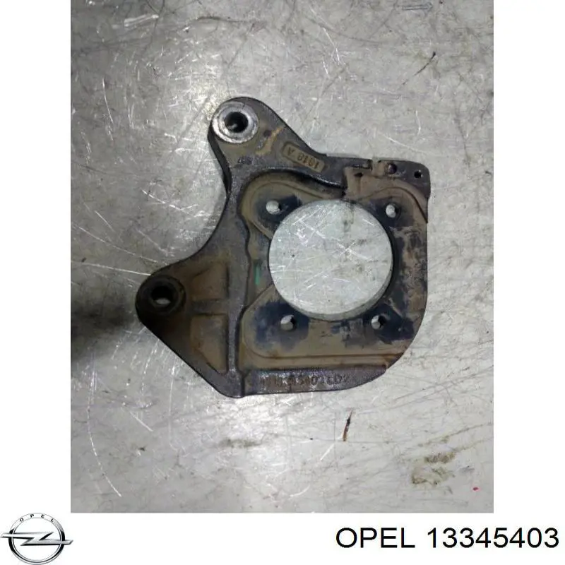13345403 Opel braçadeira do freio de suporte traseiro