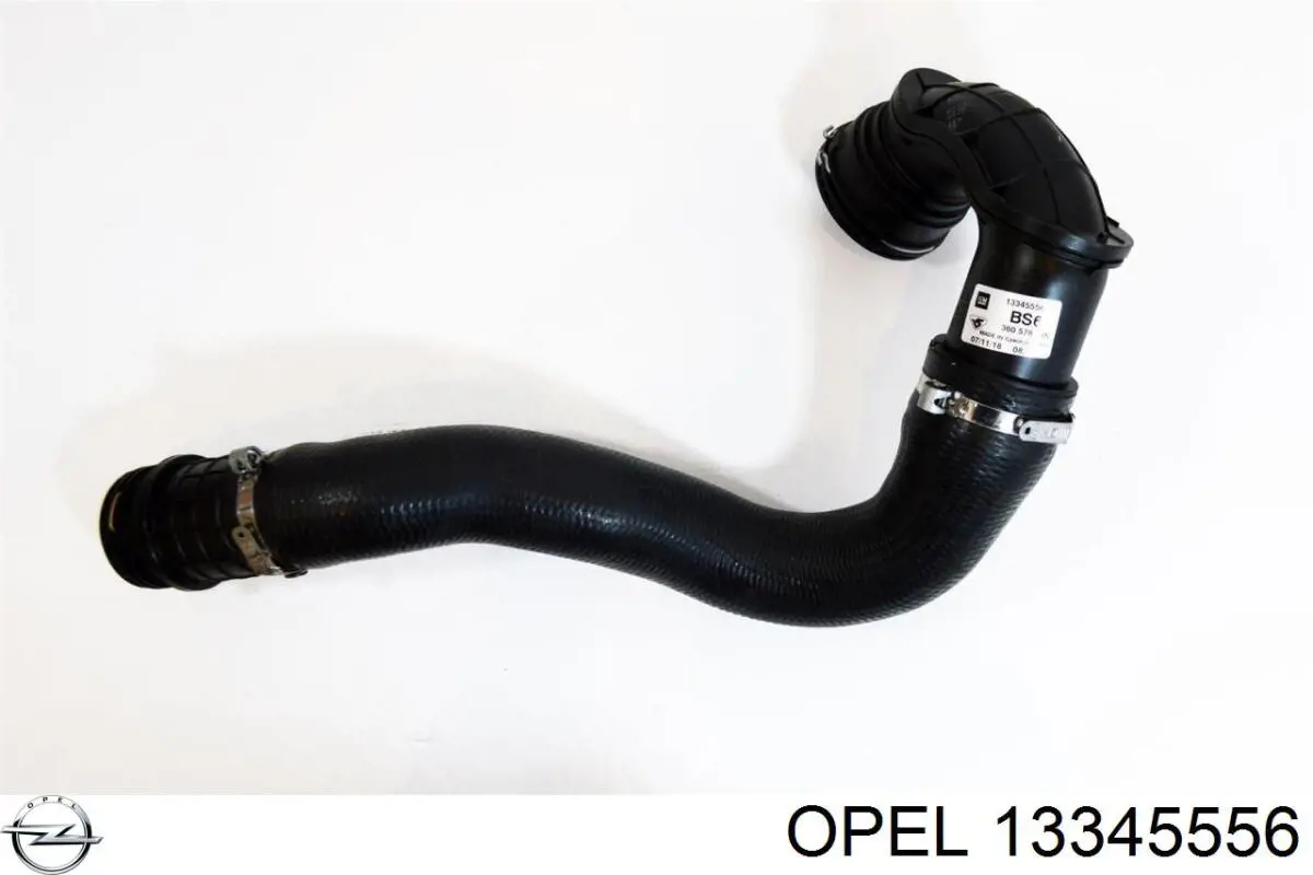 13345556 Opel mangueira (cano derivado inferior direita de intercooler)