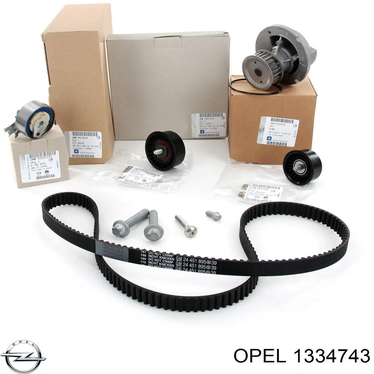 Прокладка водяной помпы Opel 1334743 цена, от 0.43 USD