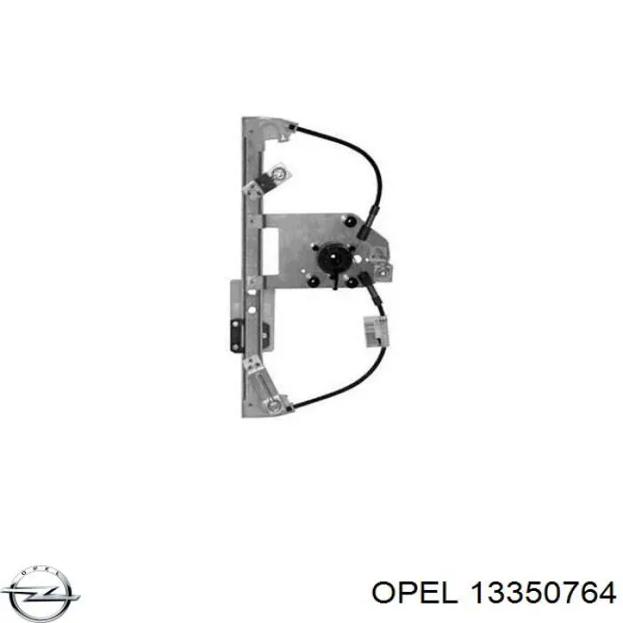 Механизм стеклоподъемника двери задней, правой Opel 13350764 цена, от 19.26 USD