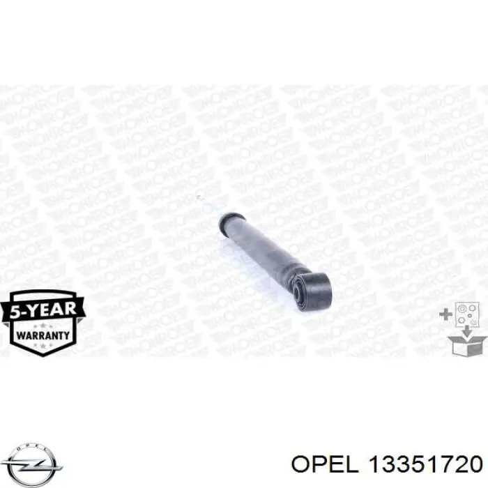 13351720 Opel amortecedor traseiro