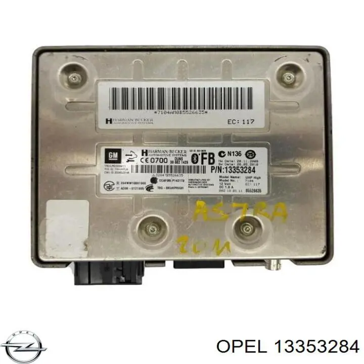 Блок управление Bluetooth на Opel Insignia A 