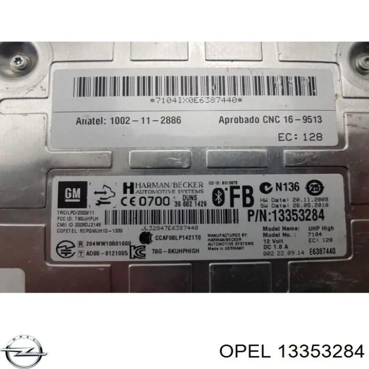Блок управление Bluetooth Opel 13353284 цена, от 9.84 USD