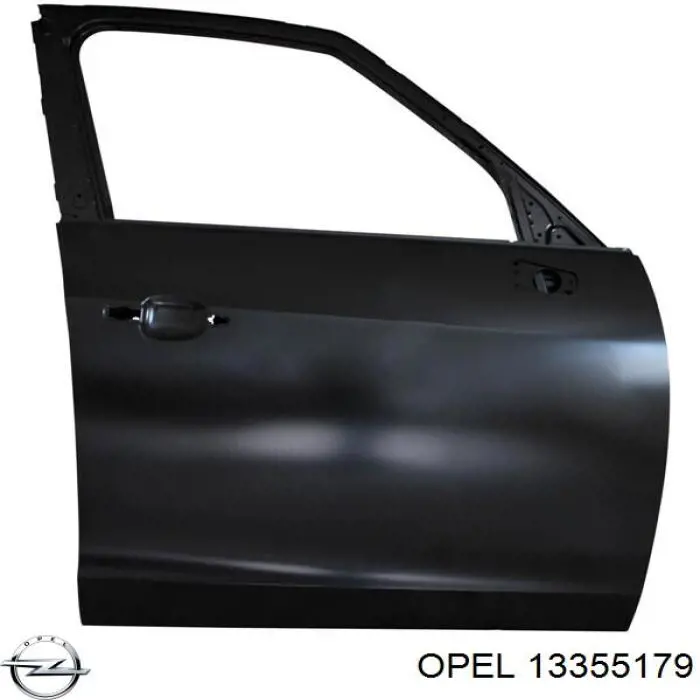 Porta dianteira direita para Opel Zafira (P12)