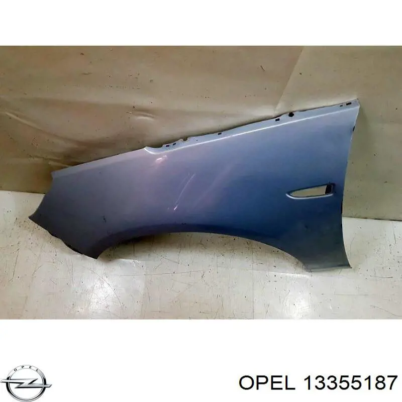 Крыло переднее левое 13355187 Opel