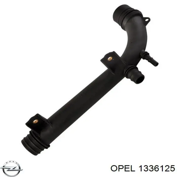 1336125 Opel шланг (патрубок радиатора охлаждения нижний)