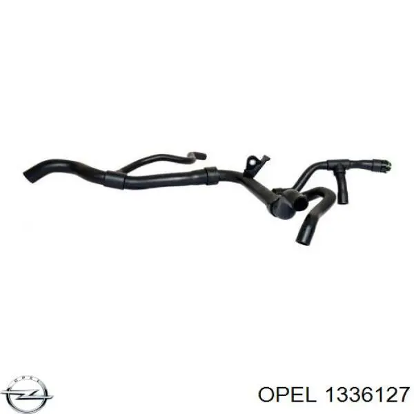 1336127 Opel mangueira (cano derivado inferior do radiador de esfriamento)