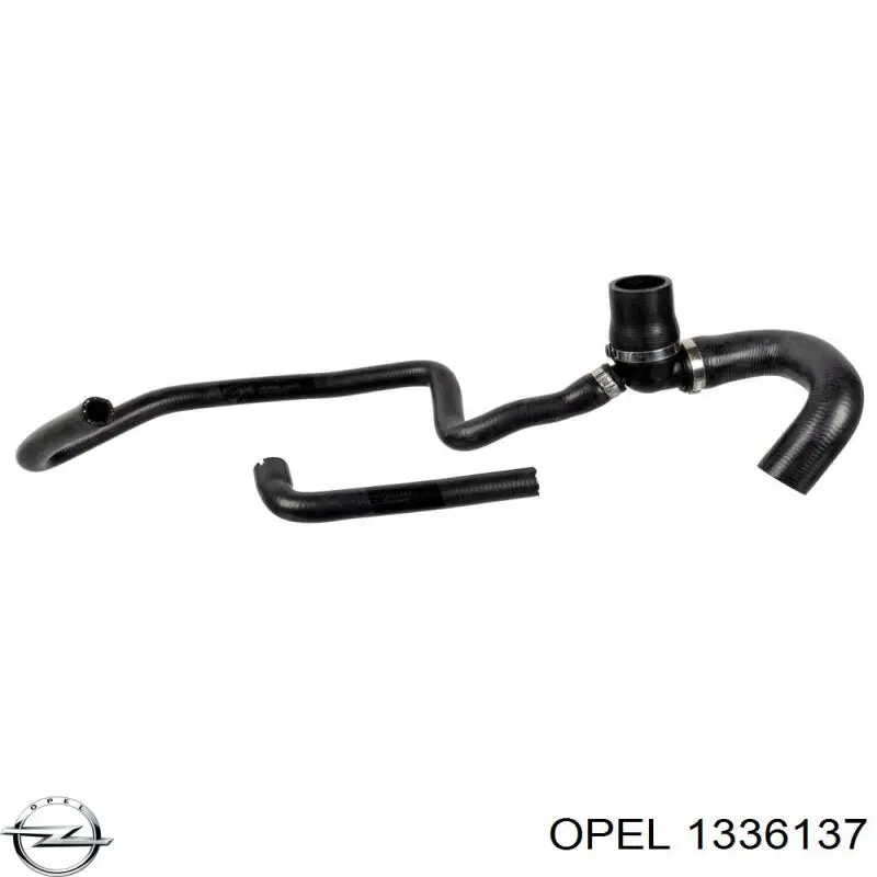 Шланг радиатора, нижний Opel 1336137 цена, от 76.03 USD
