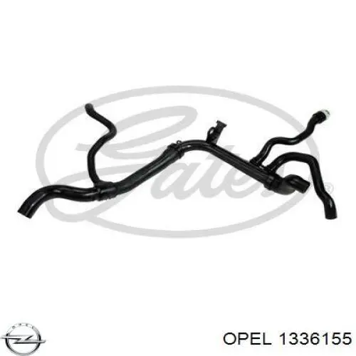 1336155 Opel шланг (патрубок радиатора охлаждения нижний)