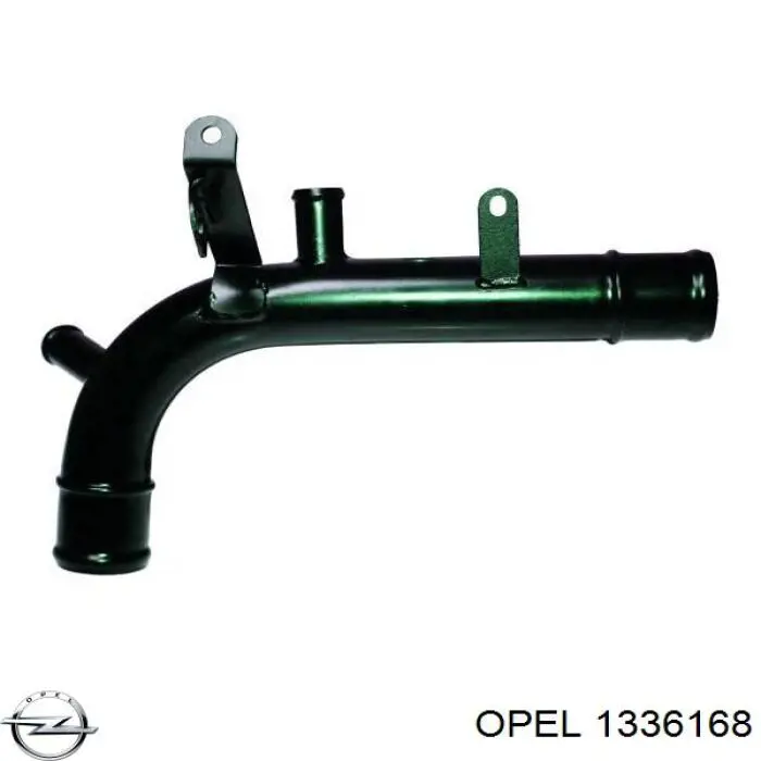 1336168 Opel шланг (патрубок системы охлаждения)