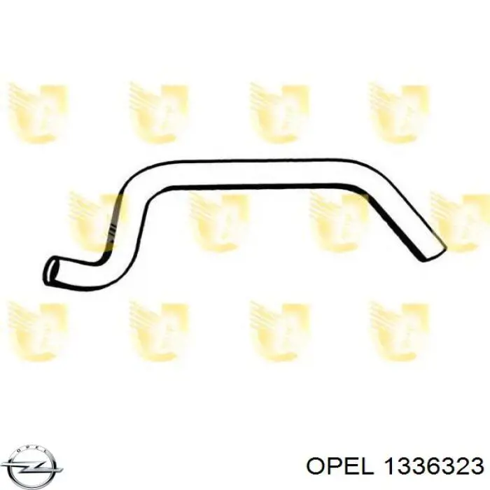 Глушитель задний 1336323 Opel