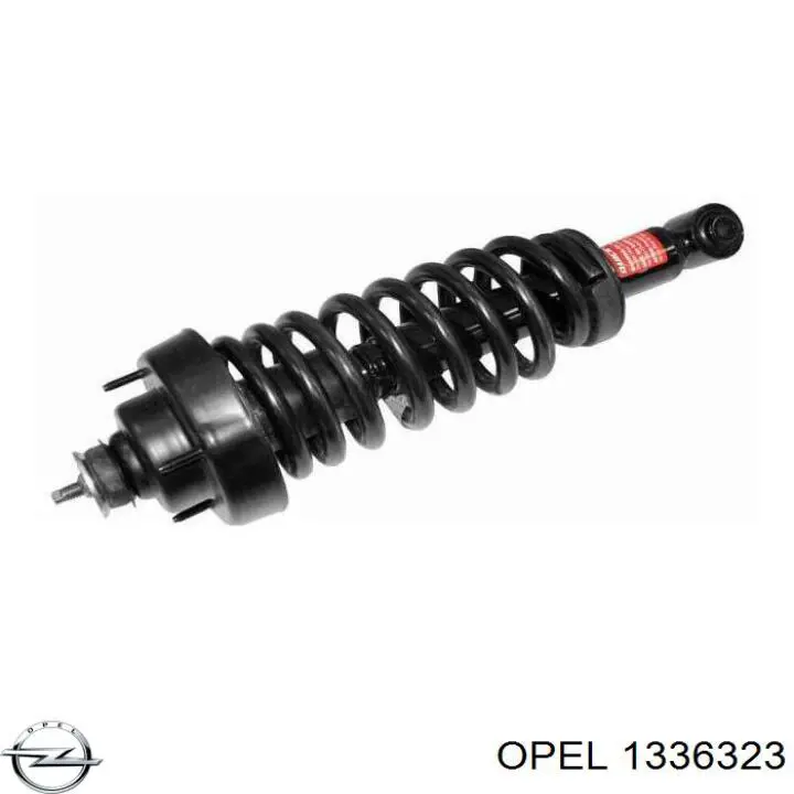 1336323 Opel Выхлопная труба