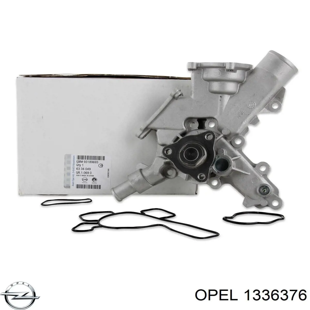 Штуцер блока системы охлаждения Opel 1336376 цена, от 5.70 USD