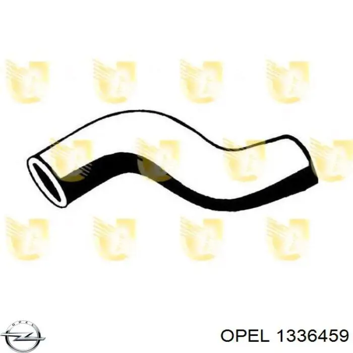 1336459 Opel шланг (патрубок водяного насоса приемный)