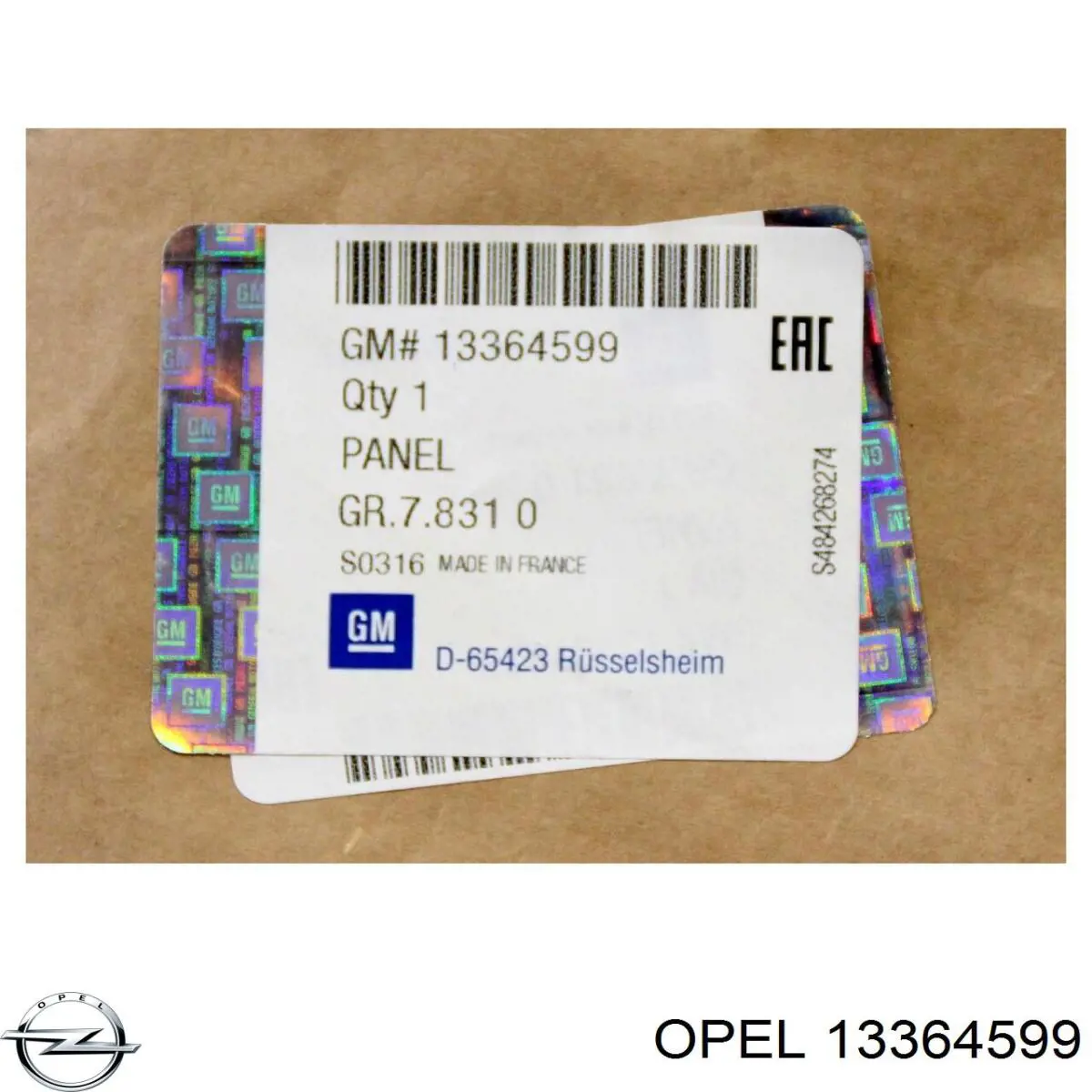 Бампер задний Opel 13364599 цена, от 102.21 USD