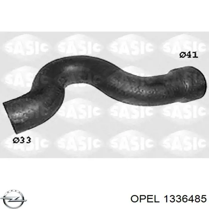 Шланг радиатора охлаждения Opel 1336485 цена, от 7.95 USD