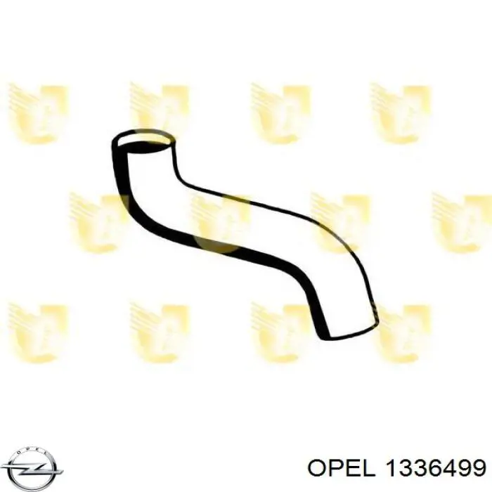 1336499 Opel Шланг системы охлаждения