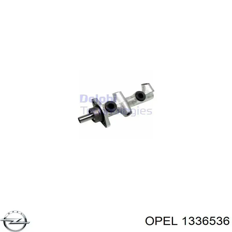1336536 Opel шланг (патрубок радиатора охлаждения верхний)