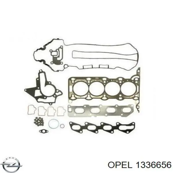 Патрубок радиатора 1336656 Opel