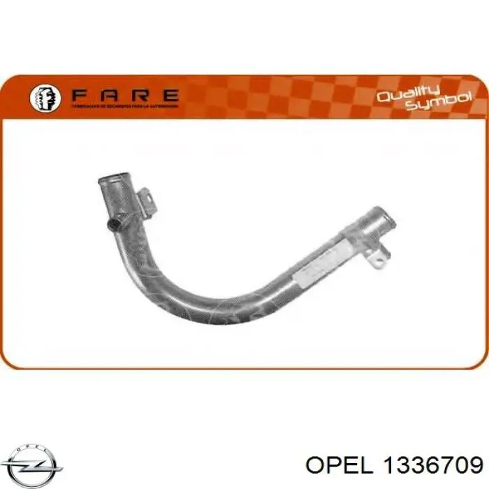 Фланец системы охлаждения Opel 1336071 цена, от 24.92 USD