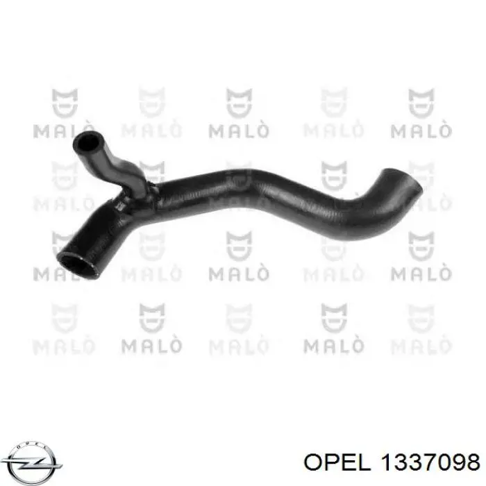 Купить 1337098 Opel Шланг радиатора охлаждения нижний
